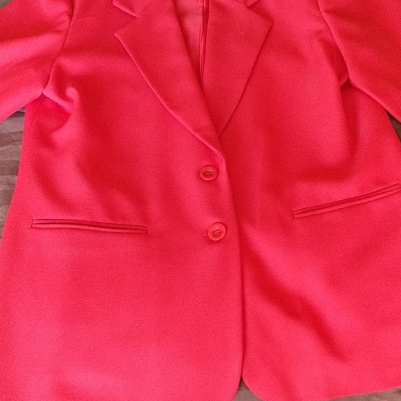 Red blazer jacket - Picture 3 of 4